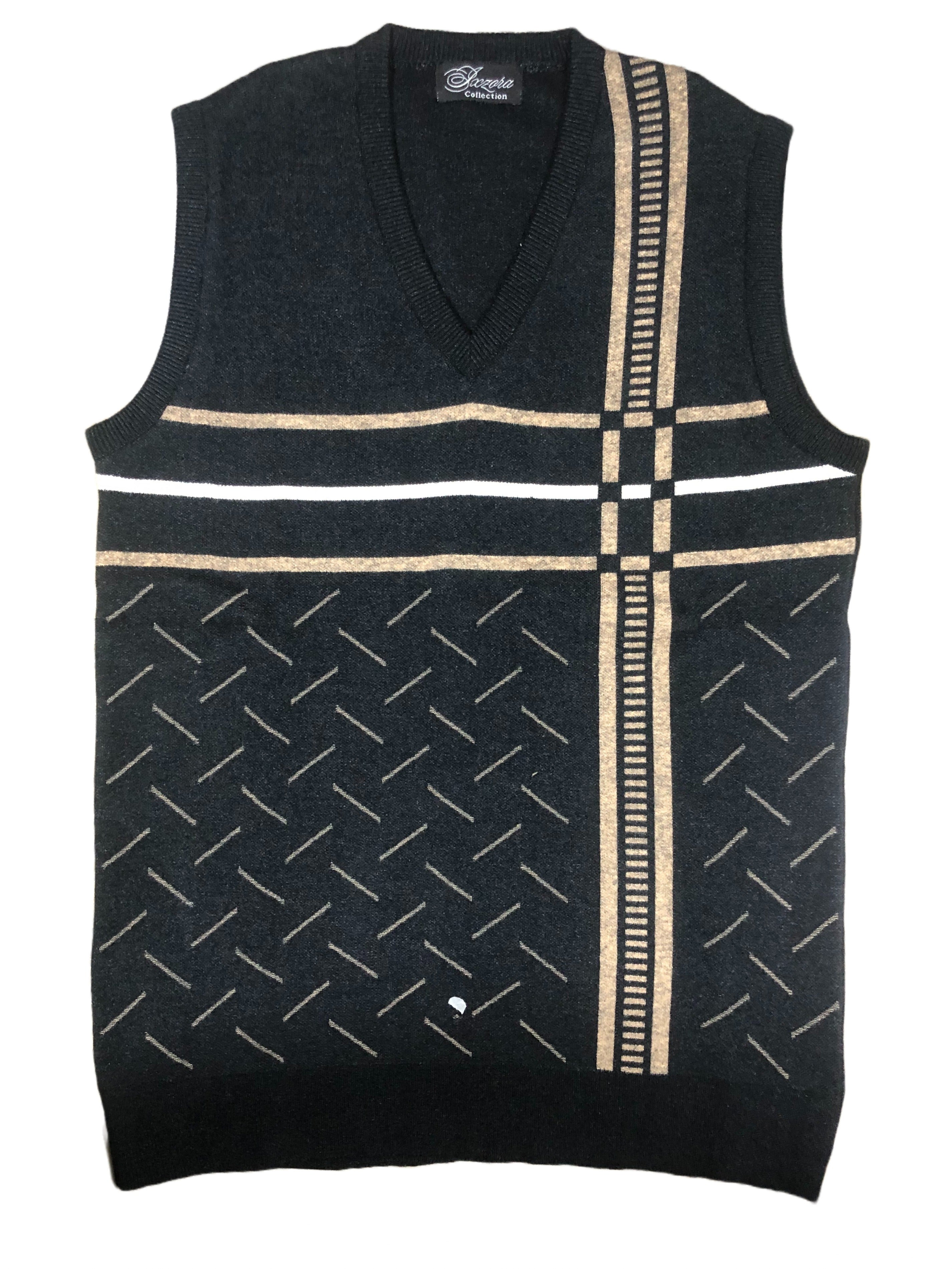 Sweaters for Men V Neck  Trendy knit vest Cozy vest Fall/winter vest